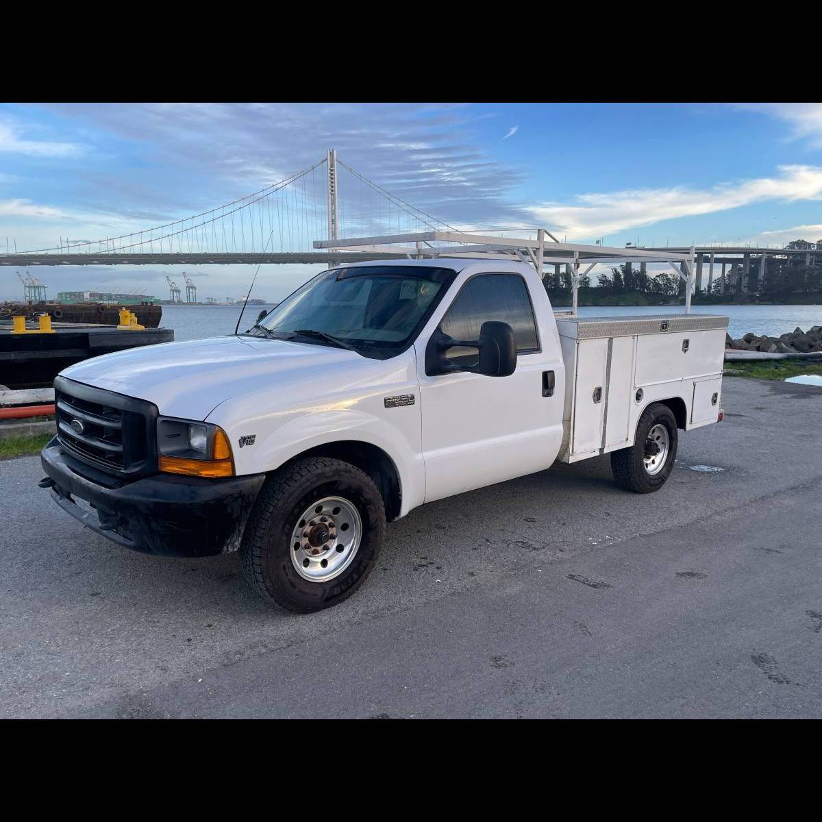 2000 Ford F250 Super Duty V10 Triton Boxrack BED Work Truck for sale in CA