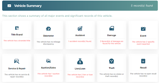 Advanced VIN decoding - get detailed vehicle history reports
