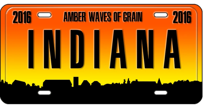 Photo of Indiana license plate lookup