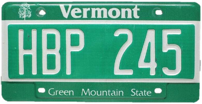 Photo of Vermont  License Plate Lookup