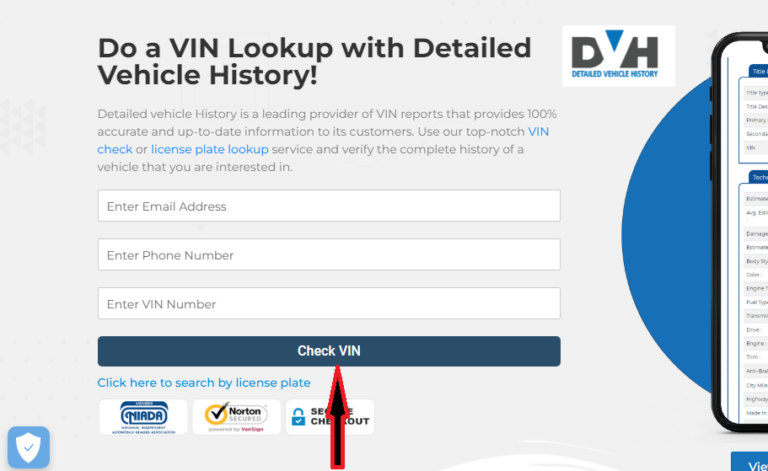 Photo of check car history online