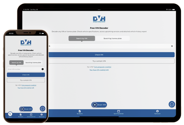 Photo of VIN Decoder & Vehicle History app Detailed vehicle history