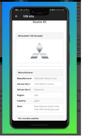 Photo of Vin scanning