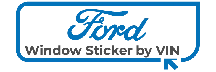 Ford Window Sticker