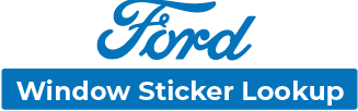 Ford Lookup Window Sticker