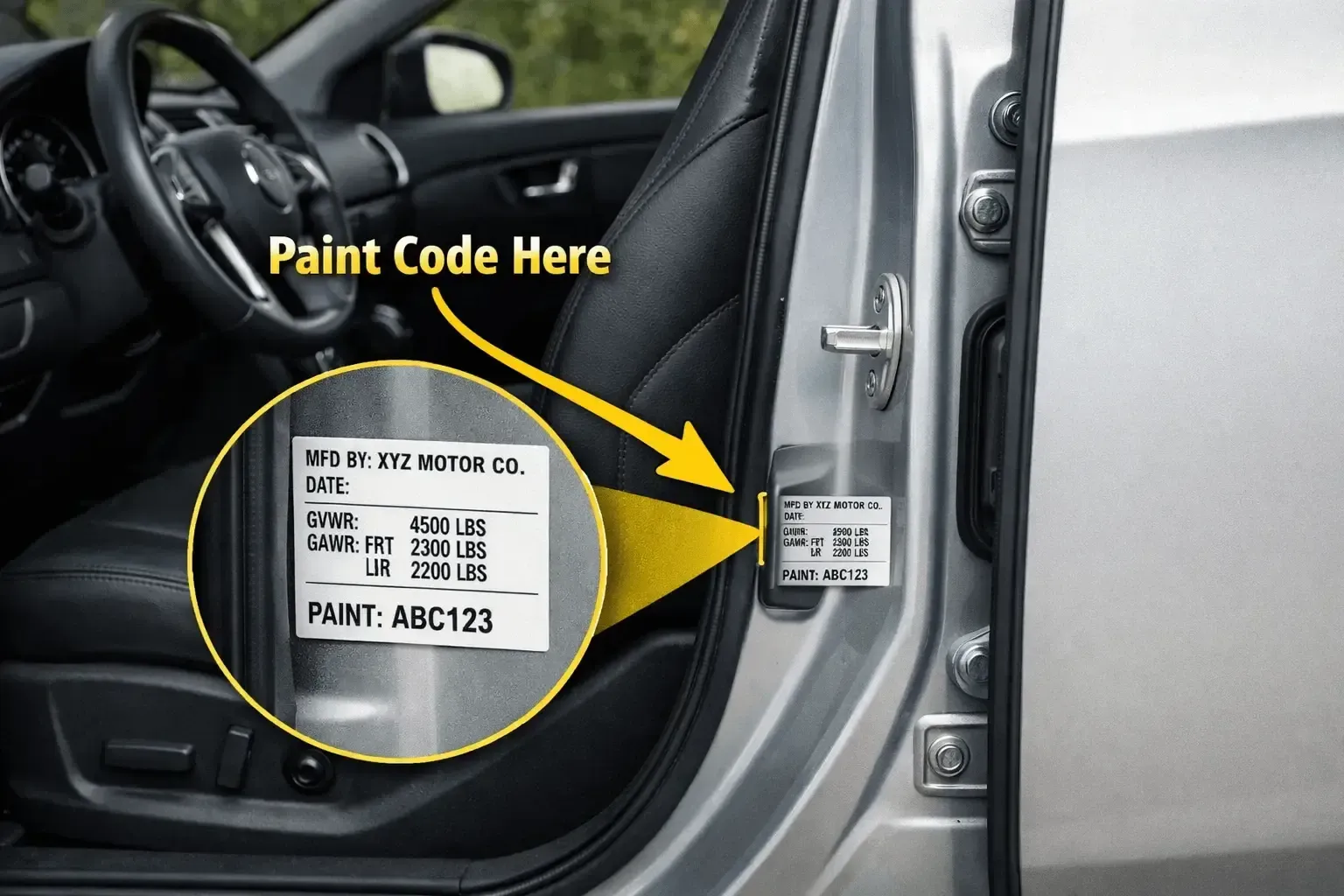 Driver Side Door Jamb