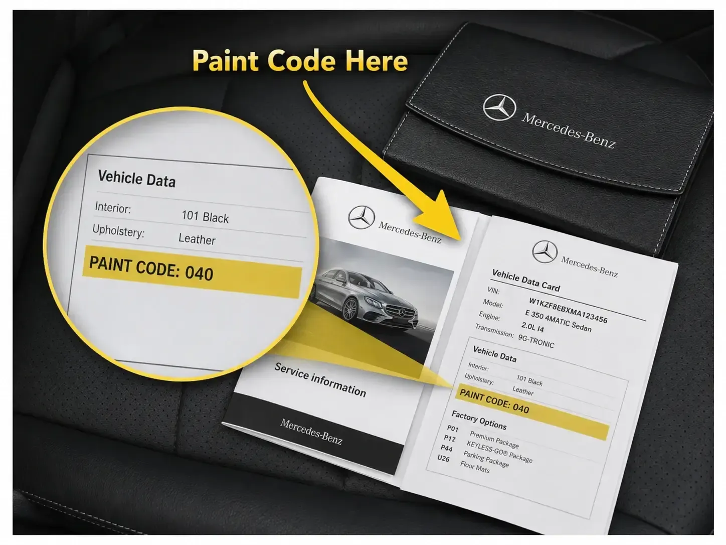 Vehicle Documents or Data Card
